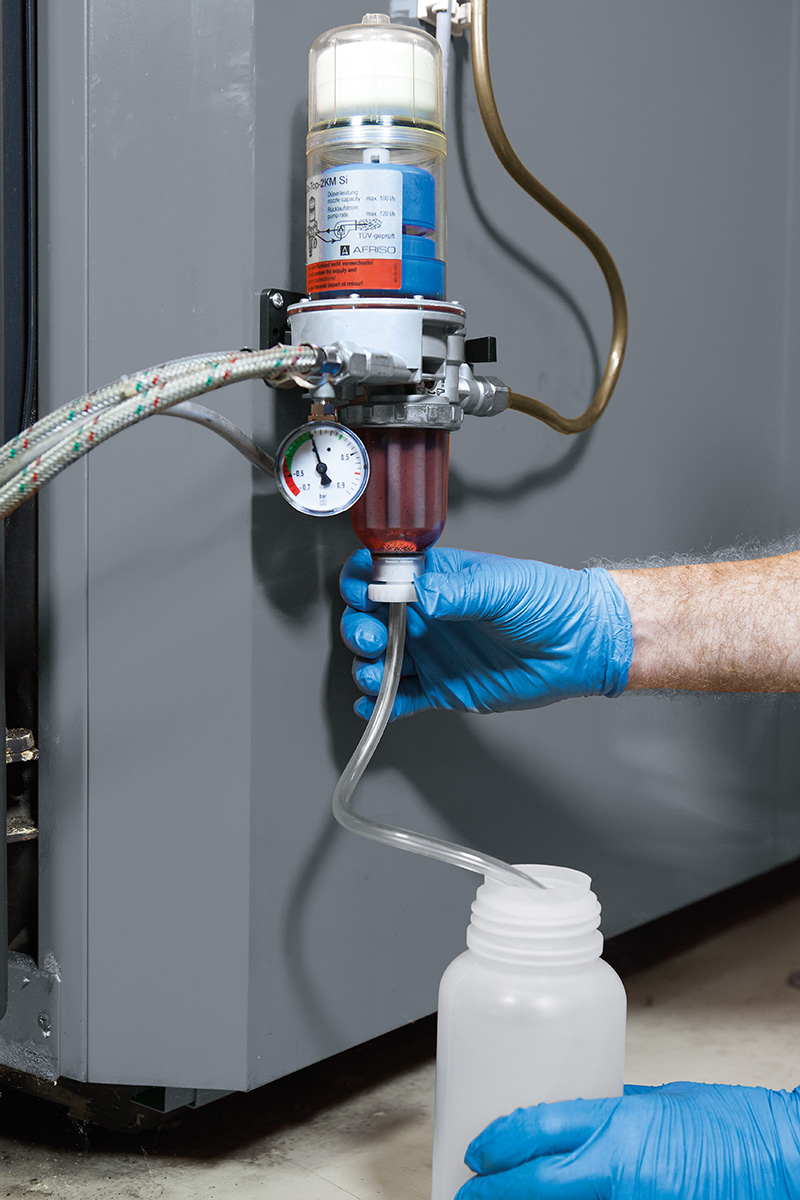 Fast and clean oil filter change? Afriso